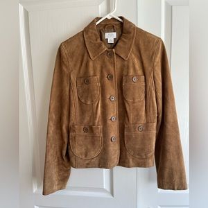 Like New LOFT Suede Leather Jacket Size 6